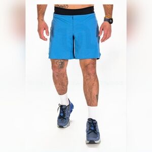 On Cloud Running Mens Lightweight Shorts 7" Blue Size Small NWT